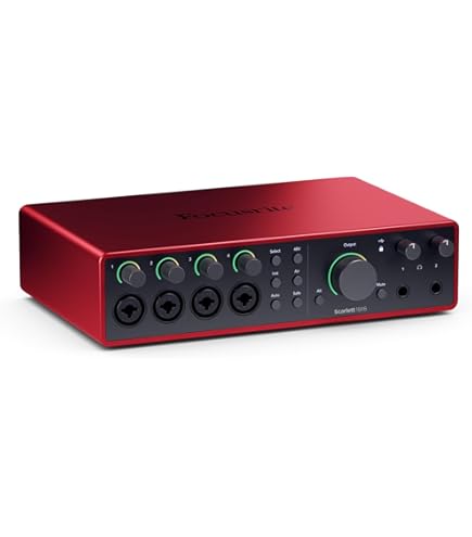 Amazon.com: Focusrite Scarlett 18i8 USB Audio Interface (3rd Gen